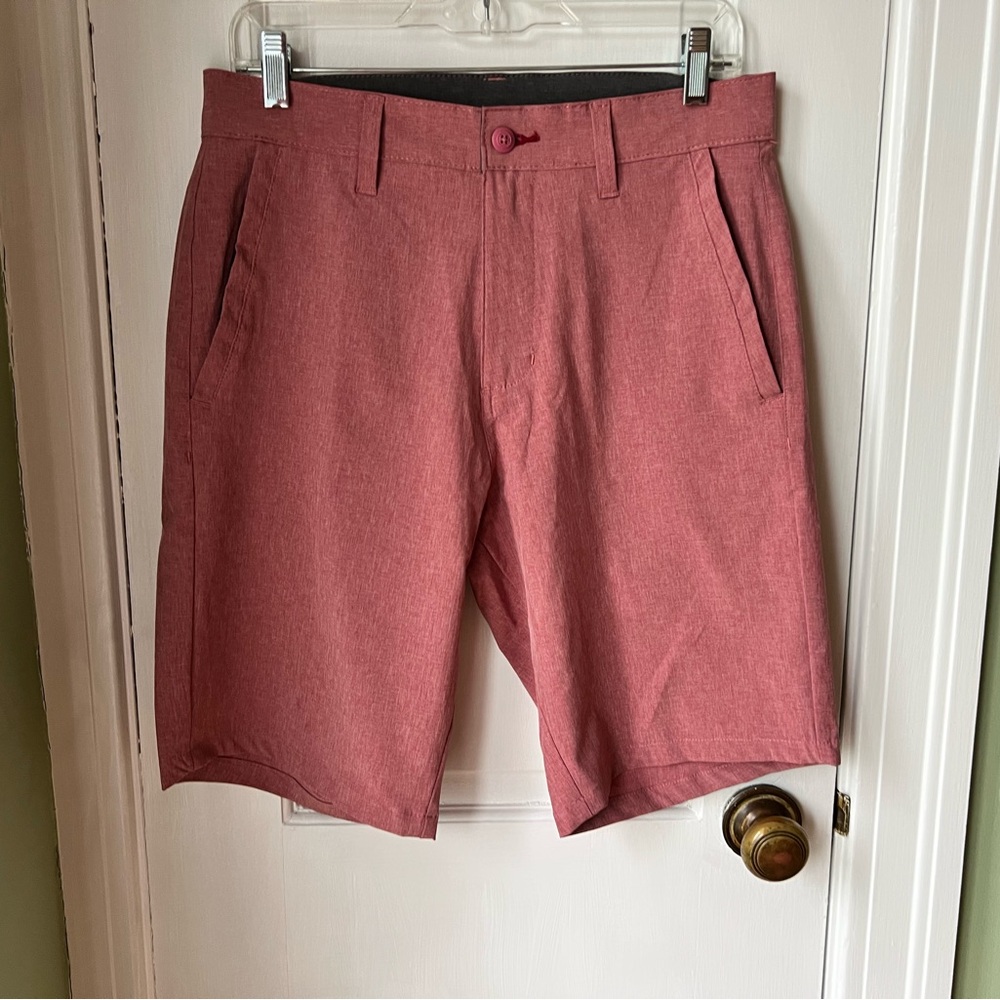 Men's Golf Shorts Heather Red Color Size 30